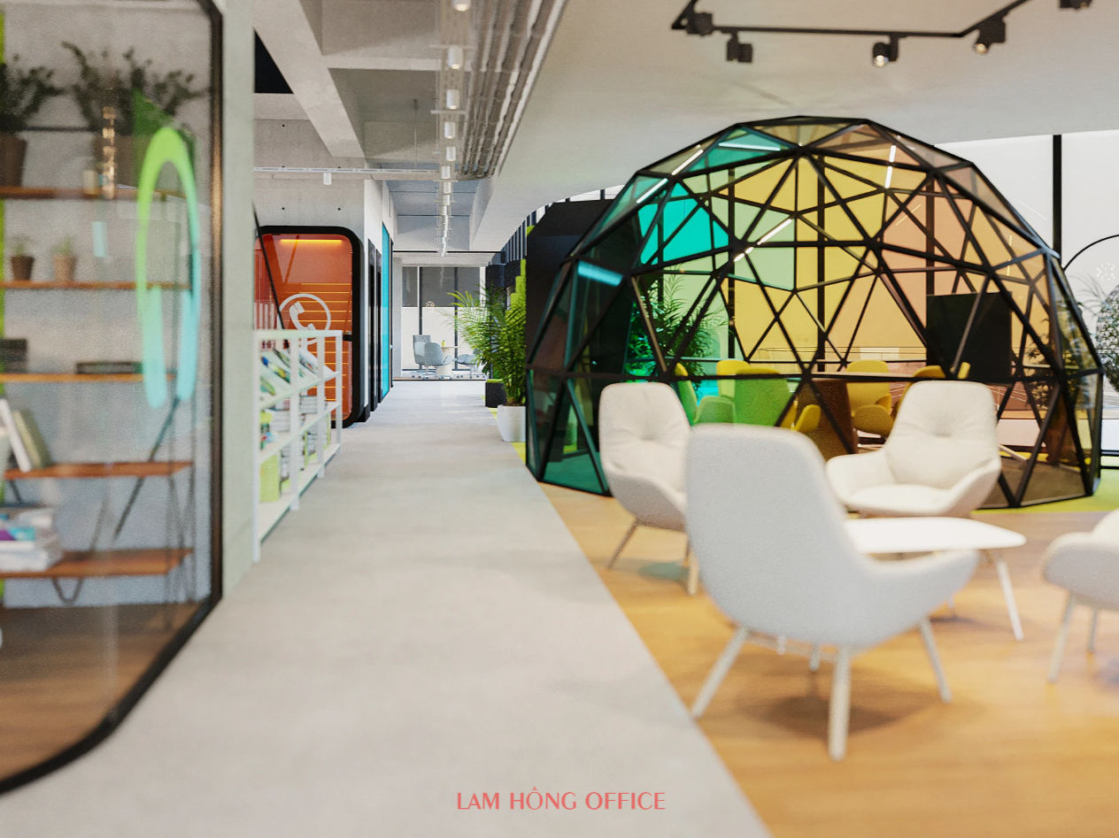 Đơn vị thiết kế văn phòng 1000m2