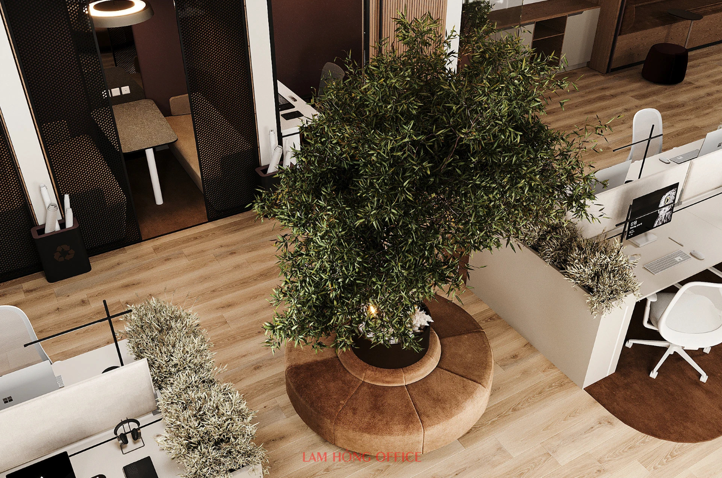 Đơn vị thiết kế văn phòng 300m2