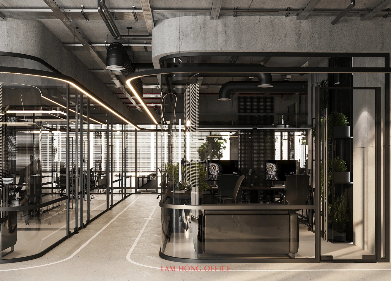 Dự án thiết kế nội thất văn phòng 250m2