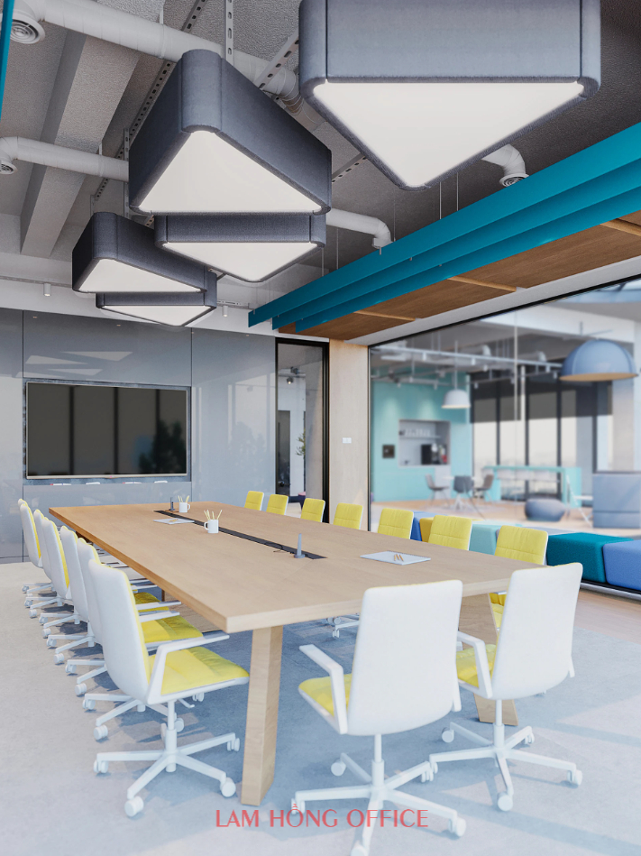 Hình ảnh mẫu thiết kế nội thất văn phòng 1000m2