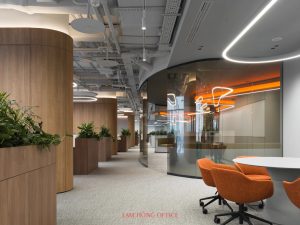 Hình ảnh thiết kế nội thất văn phòng 1800m2
