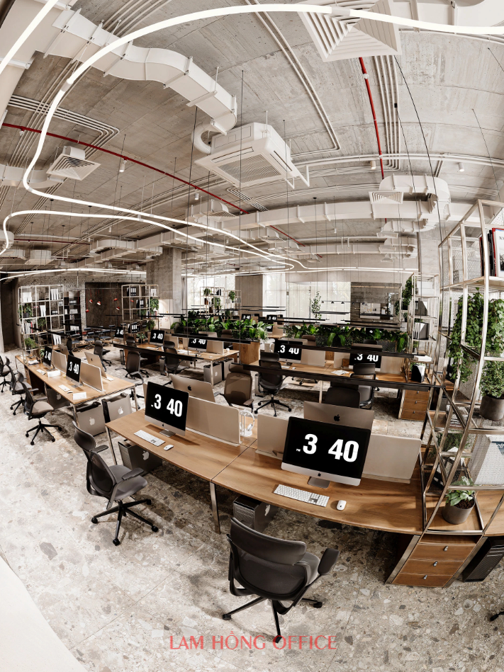 Hình ảnh thiết kế nội thất văn phòng 500m2 Hình ảnh thiết kế nội thất văn phòng 500m2