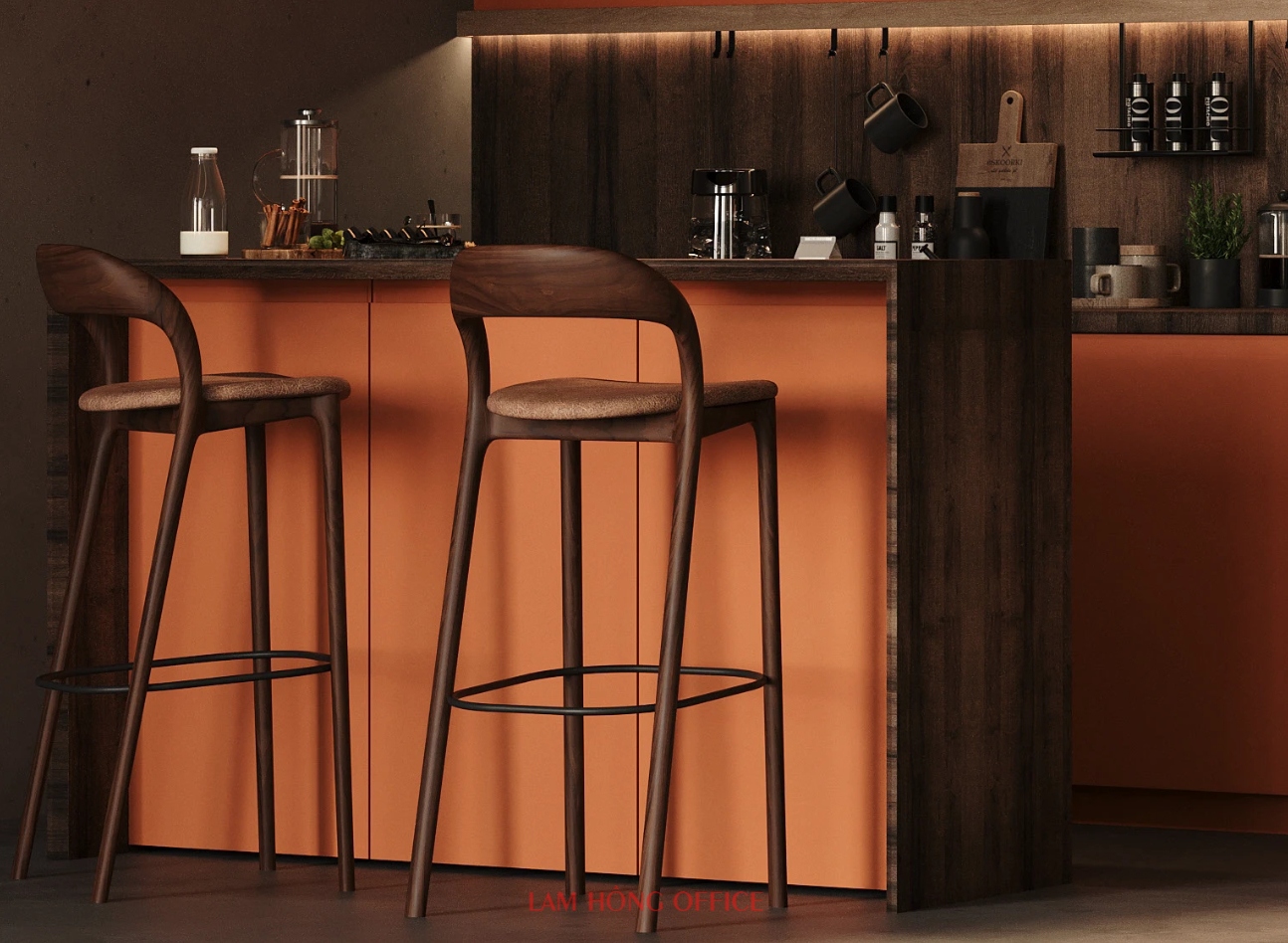 Hình ảnh thiết kế nội thất văn phòng 50m2 - Khu vực pantry Hình ảnh thiết kế nội thất văn phòng 50m2 - Khu vực pantry