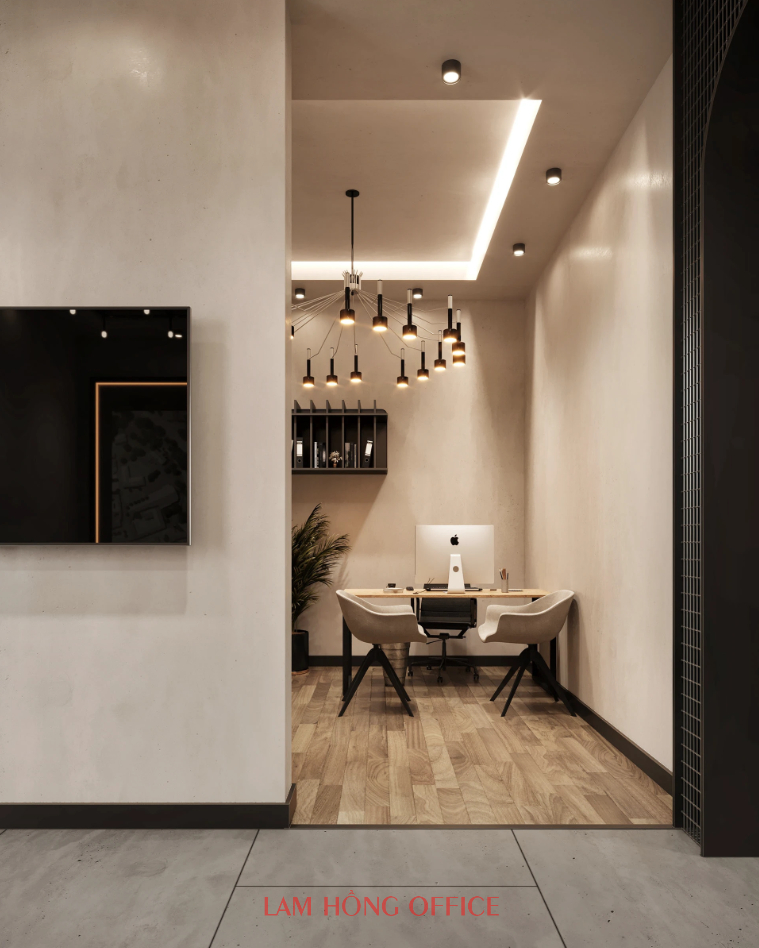 Hình ảnh thiết kế nội thất văn phòng 90m2 Hình ảnh thiết kế nội thất văn phòng 90m2