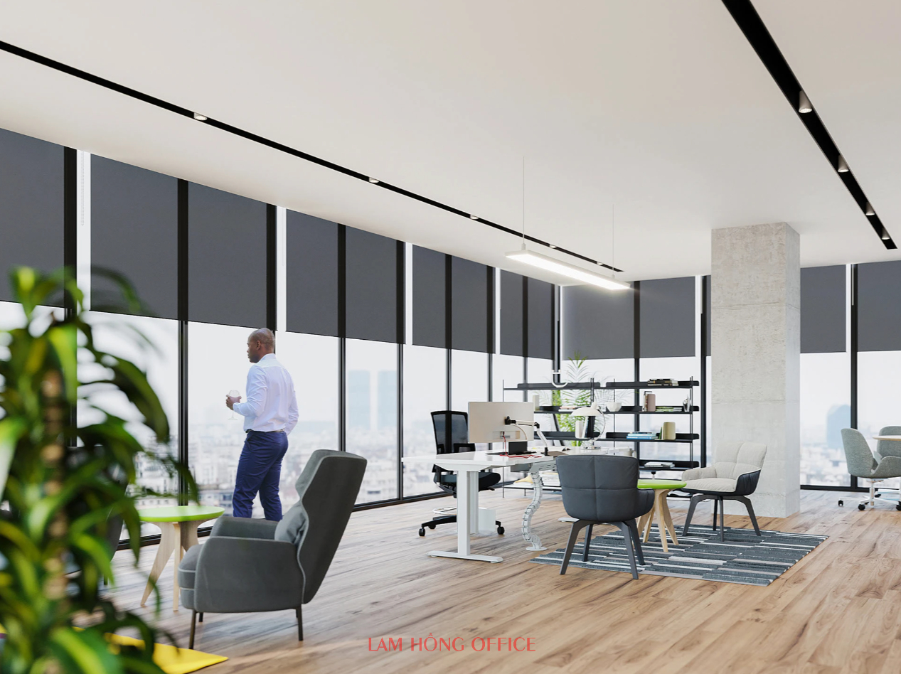 Hình ảnh thiết kế văn phòng 1000m2