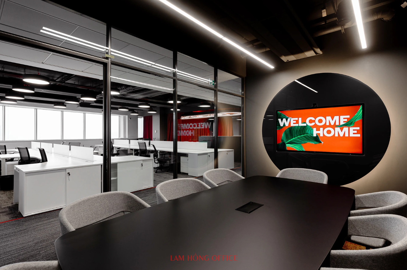 Hình ảnh thiết kế văn phòng 2000m2