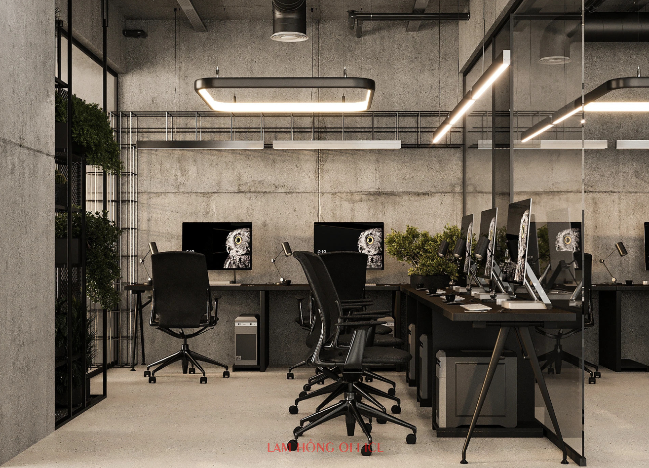 Hình ảnh thiết kế văn phòng 250m2