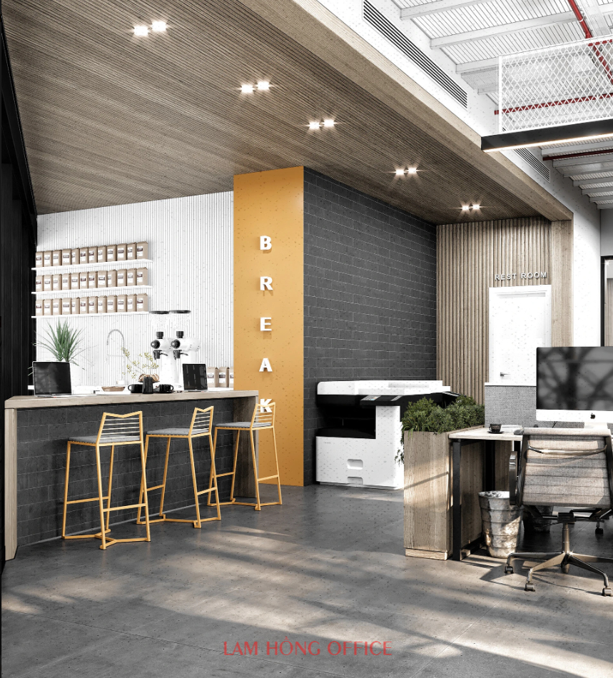 Hình ảnh thiết kế văn phòng 60m2 Hình ảnh thiết kế văn phòng 60m2