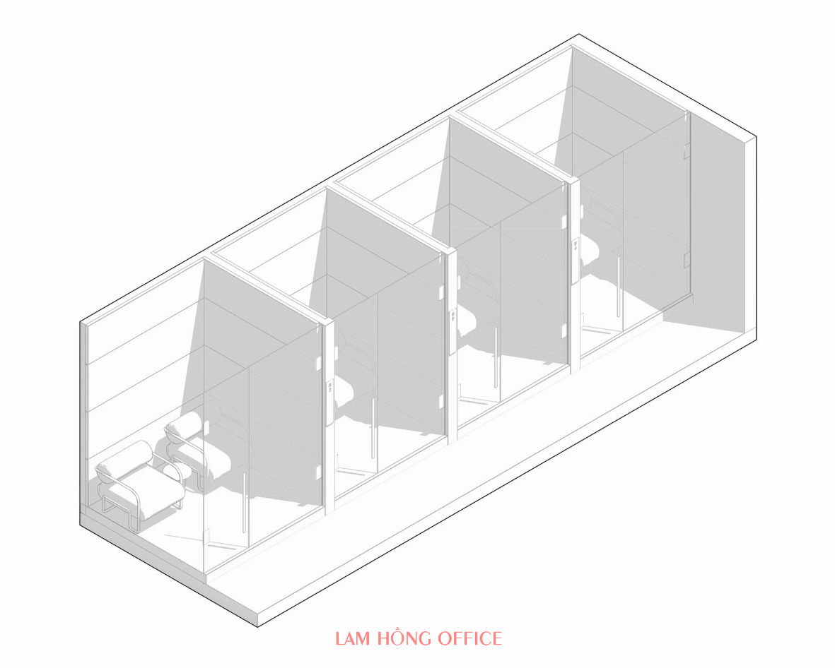 Mặt bằng phân bổ từng phân khu công năng nội thất văn phòng 500m2 hiện đại Mặt bằng phân bổ từng phân khu công năng nội thất văn phòng 500m2 hiện đại