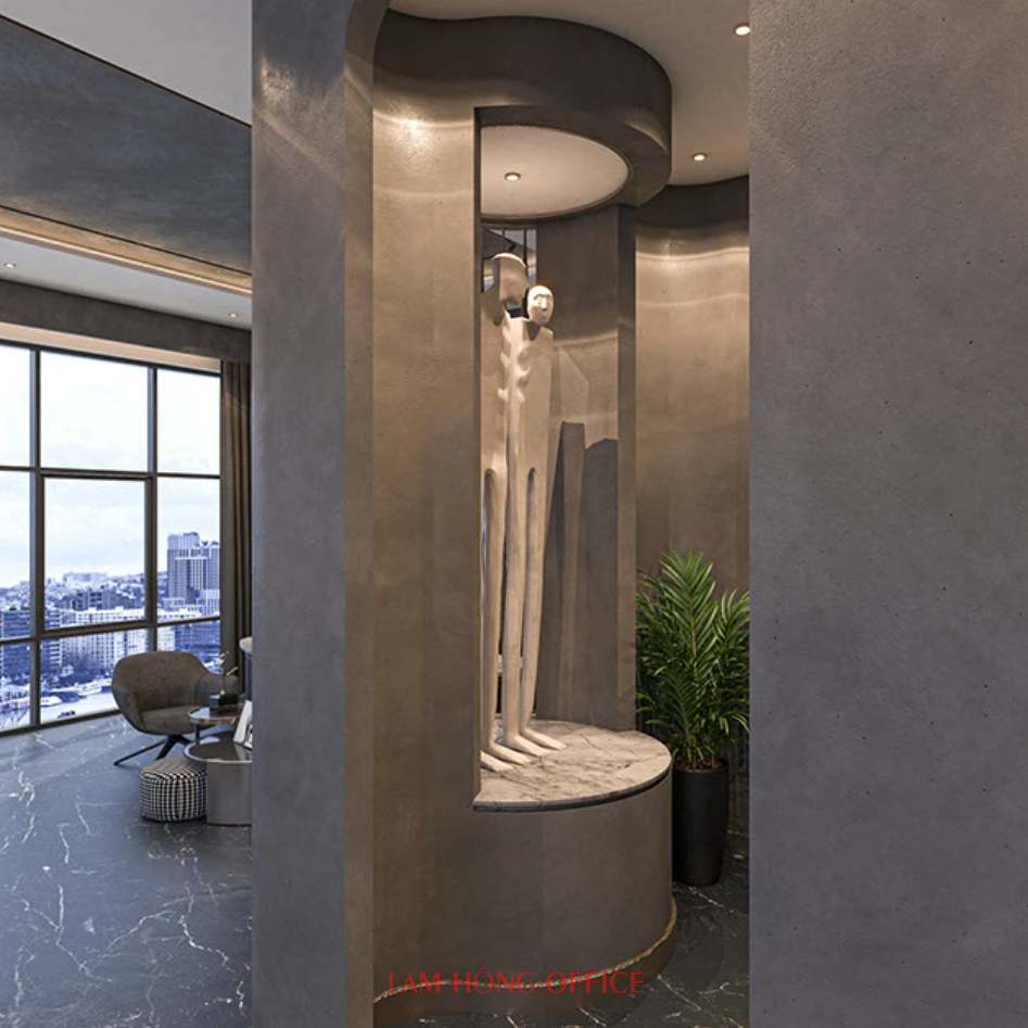 Mẫu dự án phòng làm việc giám đốc