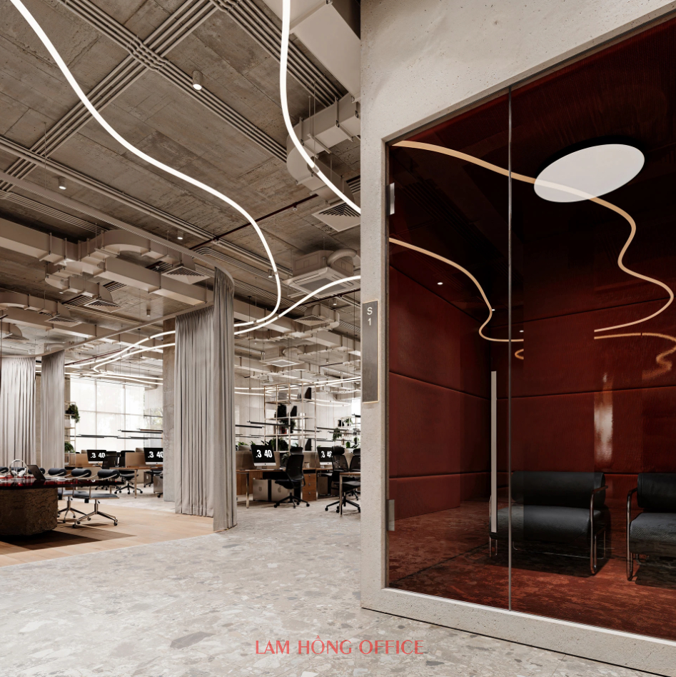 Mẫu thiết kế văn phòng 500m2