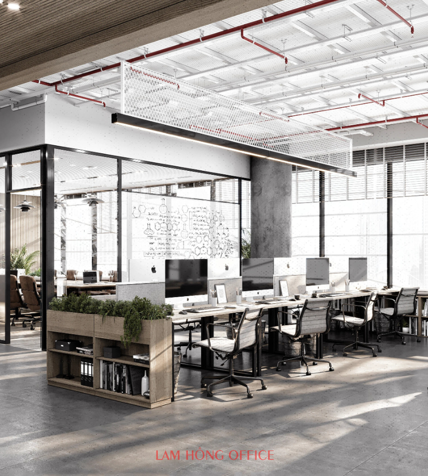 Mẫu thiết kế văn phòng 60m2 Mẫu thiết kế văn phòng 60m2