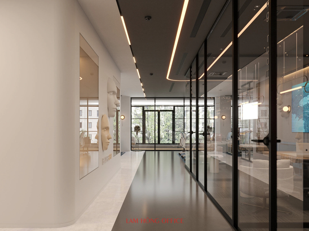 Mẫu thiết kế văn phòng 70m2 Mẫu thiết kế văn phòng 70m2