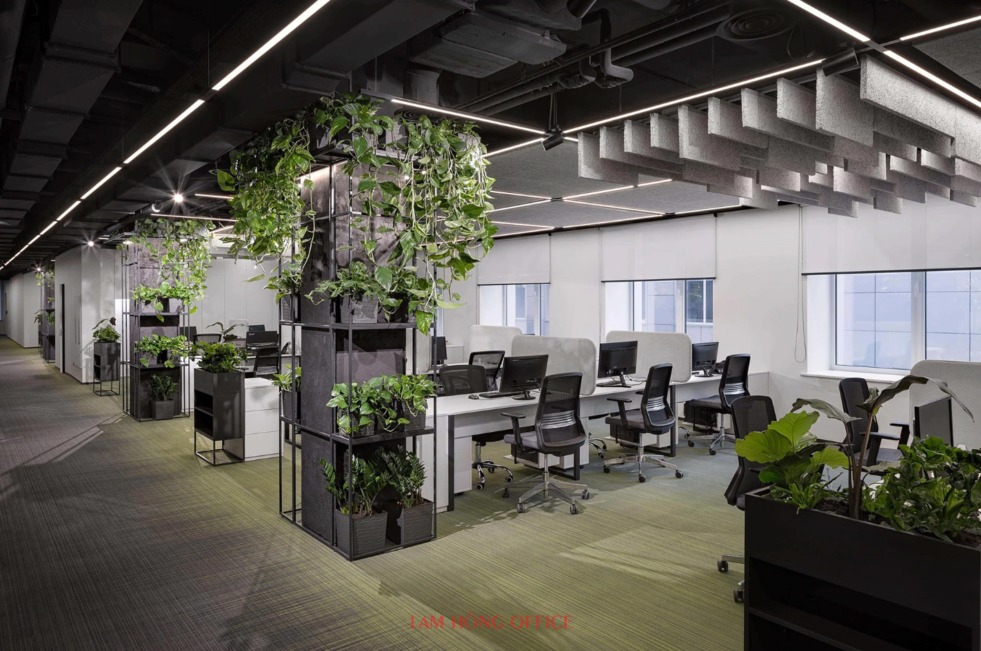 Nhiệm vụ thi công văn phòng - Thiết kế thi công văn phòng Lam Hồng Office Nhiệm vụ thi công văn phòng - Thiết kế thi công văn phòng Lam Hồng Office