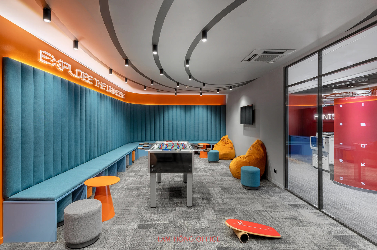 Thi công nội thất văn phòng 2000m2