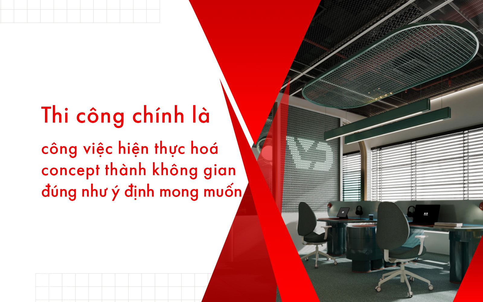 Thi công nội thất văn phòng Lam Hồng Office Thi công nội thất văn phòng Lam Hồng Office