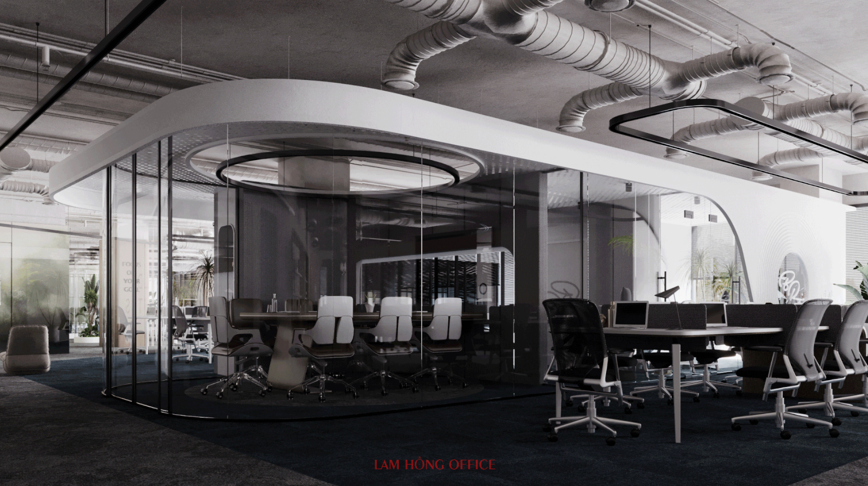 Thiết kế thi công fit out văn phòng Thiết kế thi công fit out văn phòng