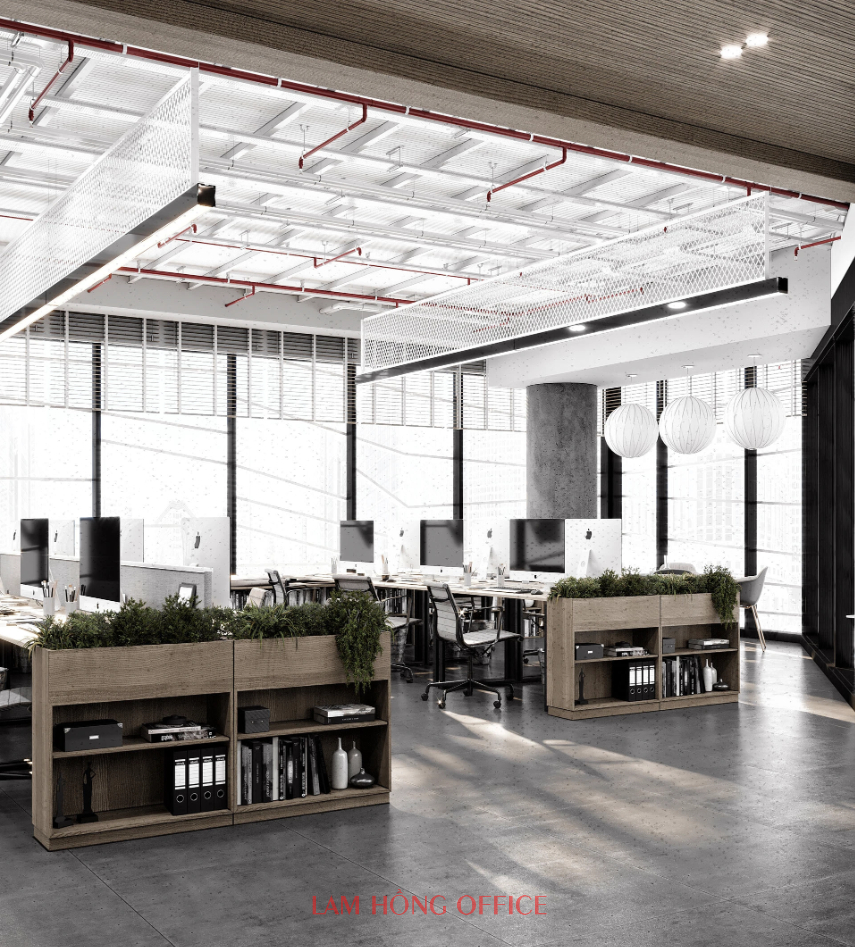 Thiết kế văn phòng 60m2 Thiết kế văn phòng 60m2