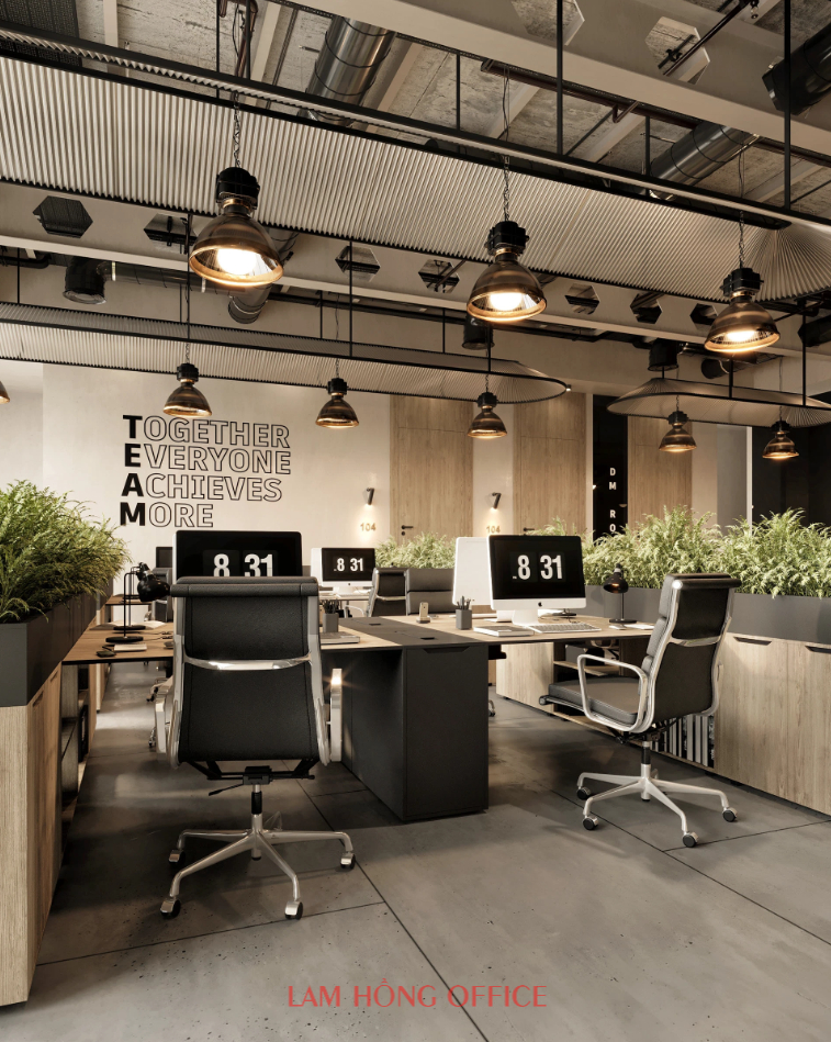 Thiết kế văn phòng 90m2 Thiết kế văn phòng 90m2