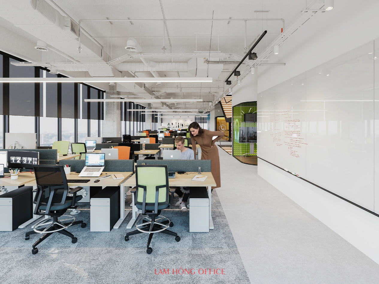 Thiết kế văn phòng làm việc 1000m2